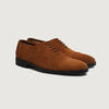 color swatch Greyson Brogues Oxford Brown Suede Leather Shoes
