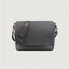 color swatch The Carismatico Grey Leather Messenger Bag