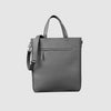 color swatch The Poet Grey Leather Tote Bag